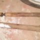 A front spare driveshaft (top) and a rear spare driveshaft (bottom).